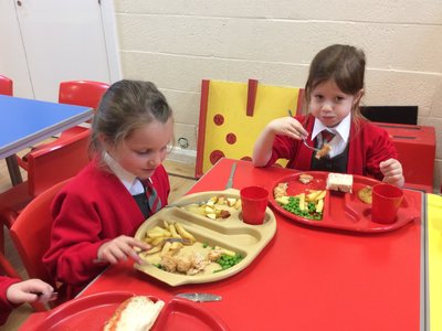 Image of First lunch at school