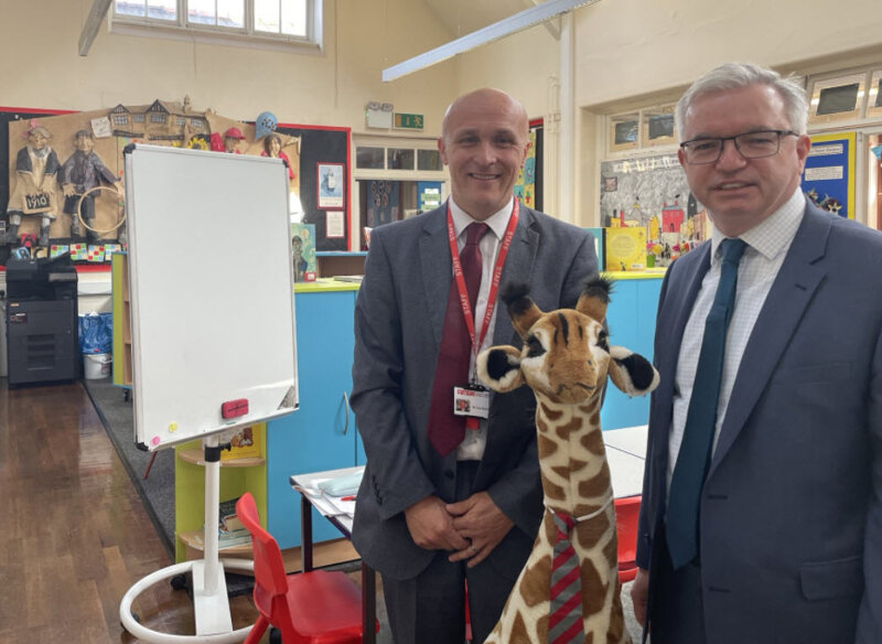 Image of MP Visits School